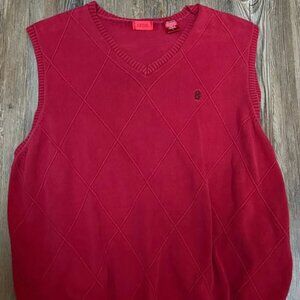 Izod Sweater Vest - Men's Size Large - 100% Cotton